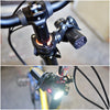 360° Flashlight Bike Clip & Durable Clamp Mount Holder